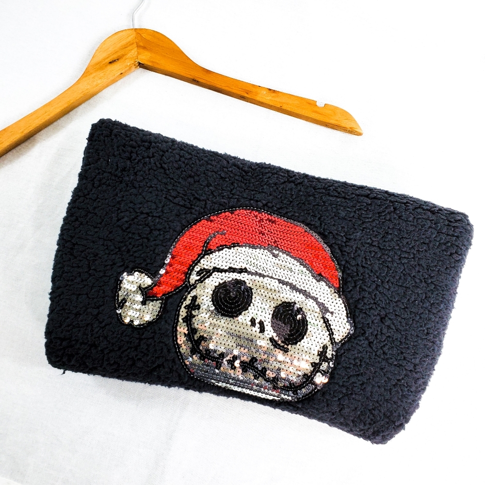 🏷 Disney • Jack Skellington Sequin Sherpa - Picture 7 of 10